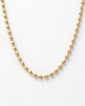 Dainty Triangle Bead Chain Necklace | Gold