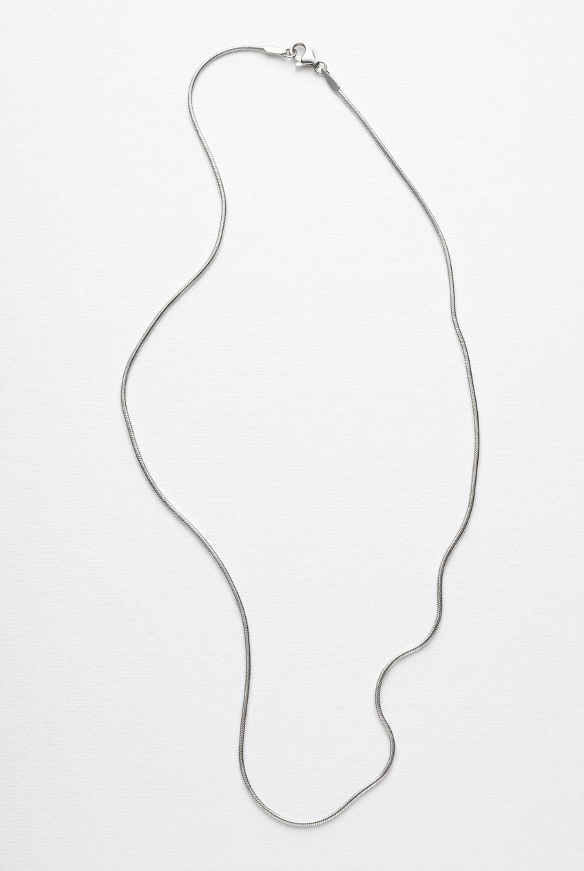 Dainty Snake Chain Necklace | Silver