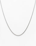 Dainty Snake Chain Necklace | Silver