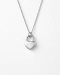 Heart Sole Necklace | Silver