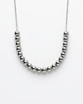 Sphere Bead Necklace | Silver