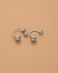 Ball Ear Stud | Silver