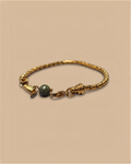 Boston Link Bracelet with Jadeite | Gold