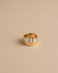 Marquise Zircon Ring | Gold