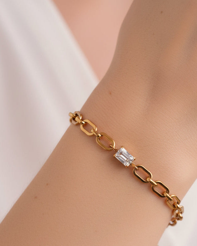 Embun Linked Bracelet | Gold