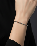 Minimal Bead Bracelet | Silver