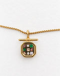 Multizircon Necklace | Gold