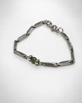 Jadeite Barlink Bracelet | Silver