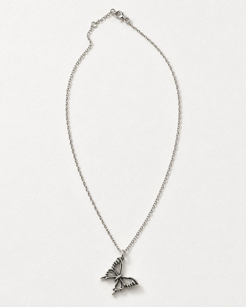 Butterfly Necklace | Silver