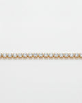 Embun White Diamante Bracelet | Gold