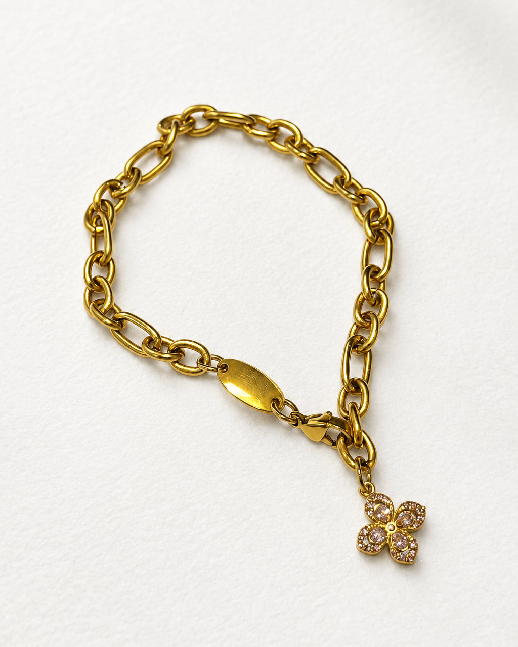Mekar Zircon Bracelet | Gold