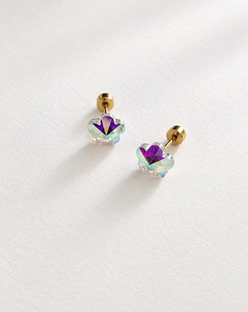 Flower Rhinestone Flatback | Gold