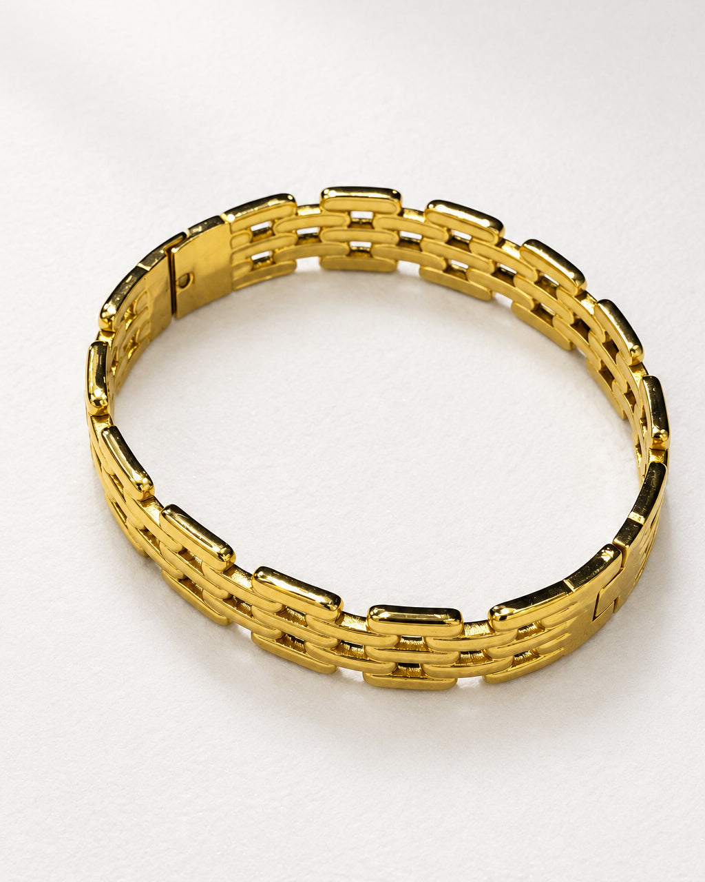 Weave Chain Bangle | Gold