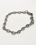 Coffee Link Chain Bracelet | Silver