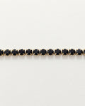 Embun Black Diamante Bracelet | Gold