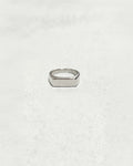 Flat Plain Ring | Silver