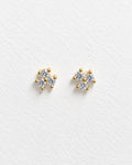 Flatback Flower Zircon | Gold