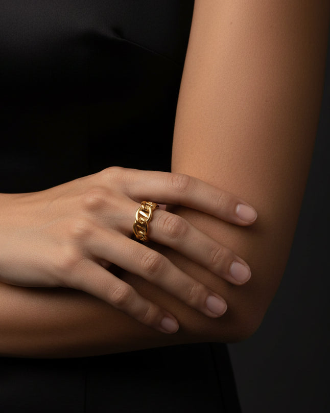 Helix Adjustable Ring | Gold