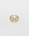 Butterfly Adjustable Ring | Gold