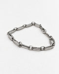 Plain Thick Link Bracelet | Silver