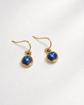 Pesona Lapis Lazuli Hook Earring | Gold