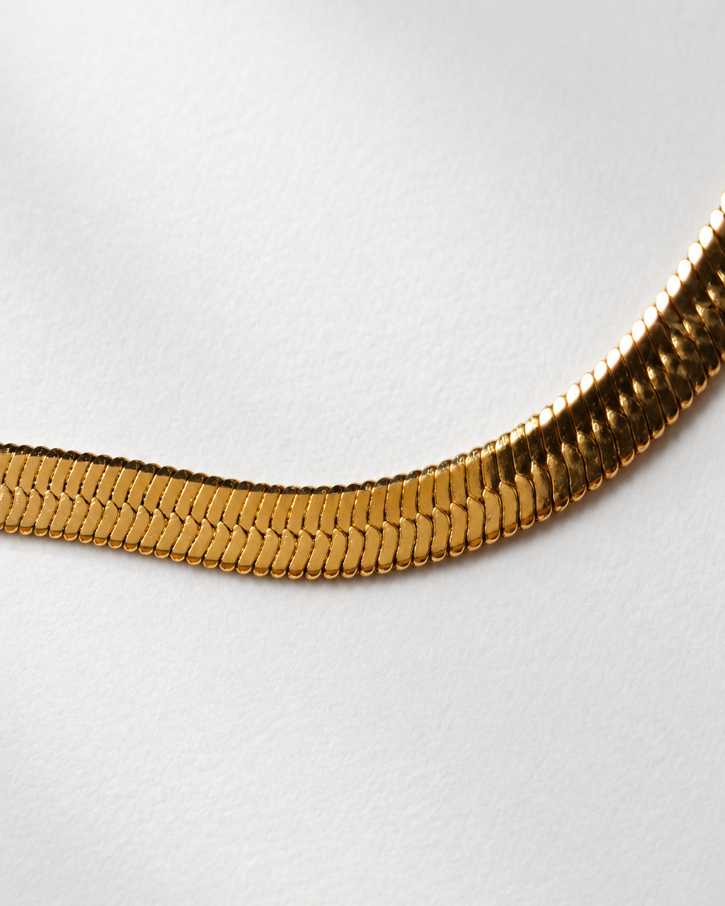 Dainty Herringbone Bracelet | Gold