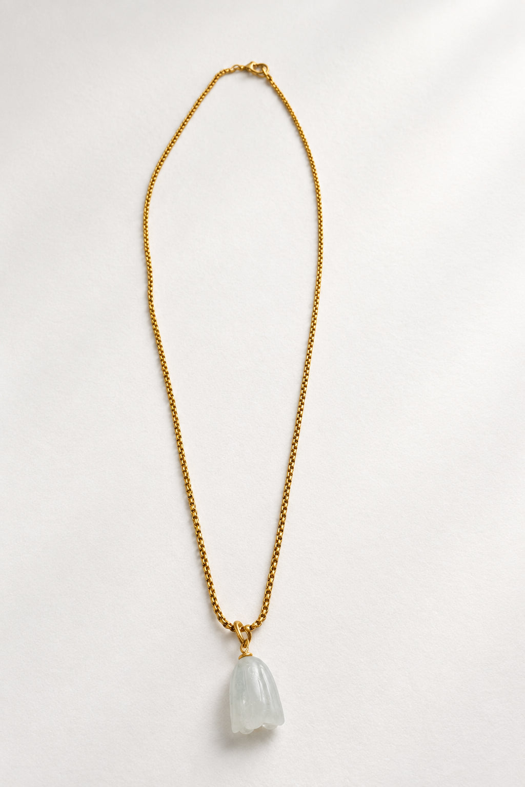 BlueBell Clear Quartz Necklace | Gold