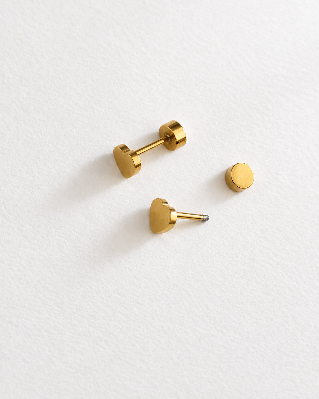 Heart Flatback | Gold