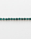 Embun Green Diamante Bracelet | Silver