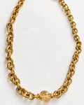 Citrine Choker Necklace | Gold