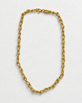 Bow Link Necklace | Gold