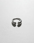 Open End Drop Adjustable Ring | Silver