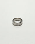 Matte Geometric Plain Band Ring | Silver