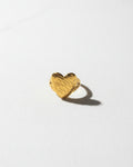 Heart Adjustable Ring | Gold