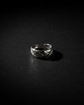 Crisscross Adjustable Ring | Silver