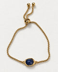 Pesona Oval Sodalite Slide Bracelet | Gold