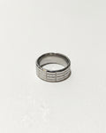 Lined Plain Ring | Silver