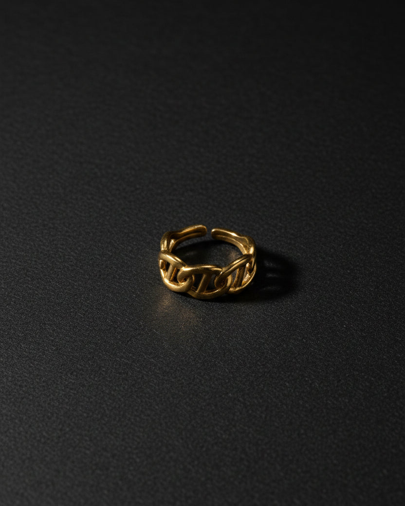 Helix Adjustable Ring | Gold