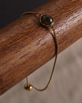 Pesona Labradorite Slide Bracelet | Gold