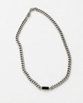 Obsidian Choker Necklace | Silver