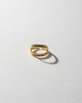 Dual Layer Adjustable Ring | Gold