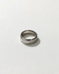 Textured Plain Ring | Silver