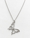 Butterfly Necklace | Silver