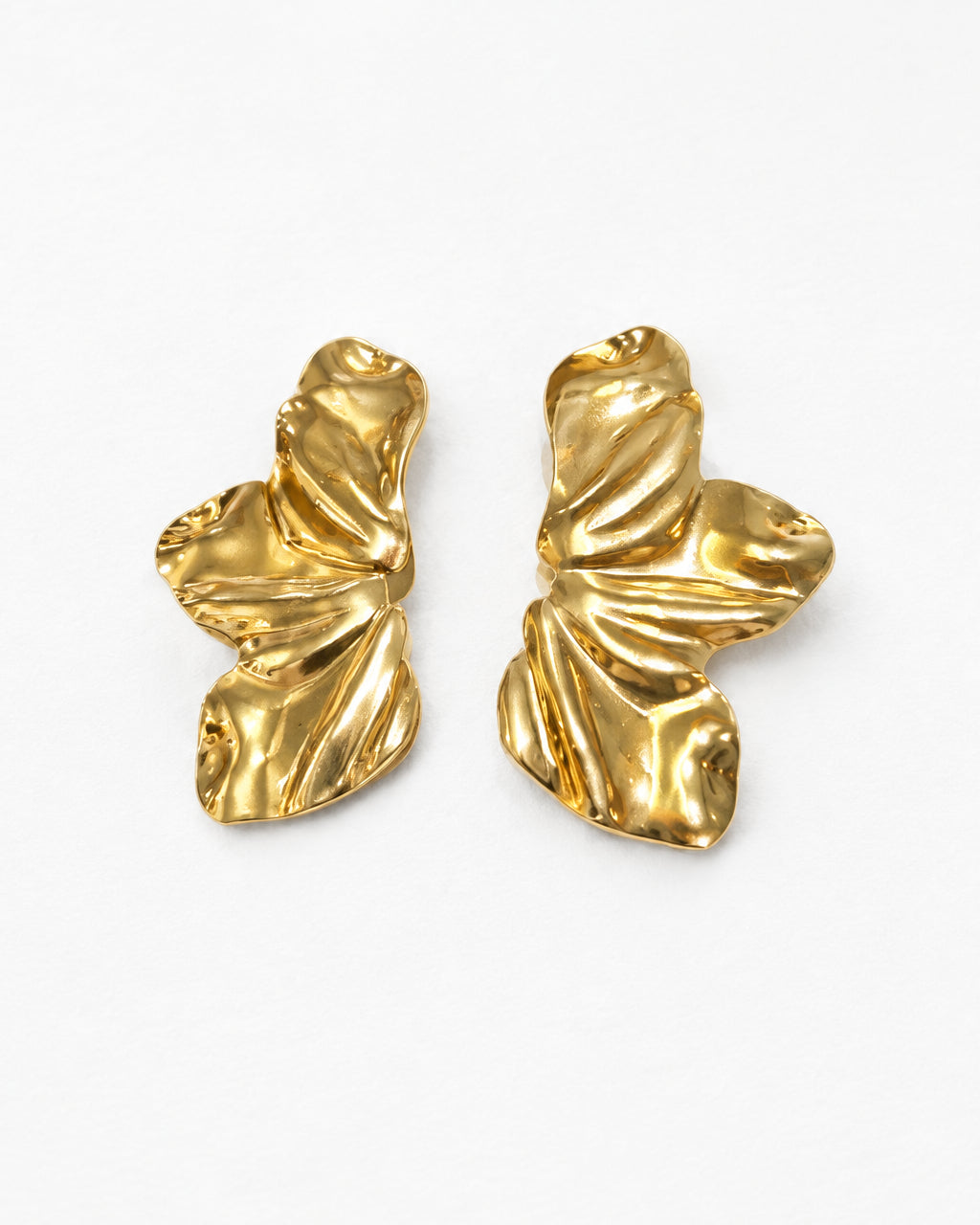 Kelopak Stud Earring | Gold