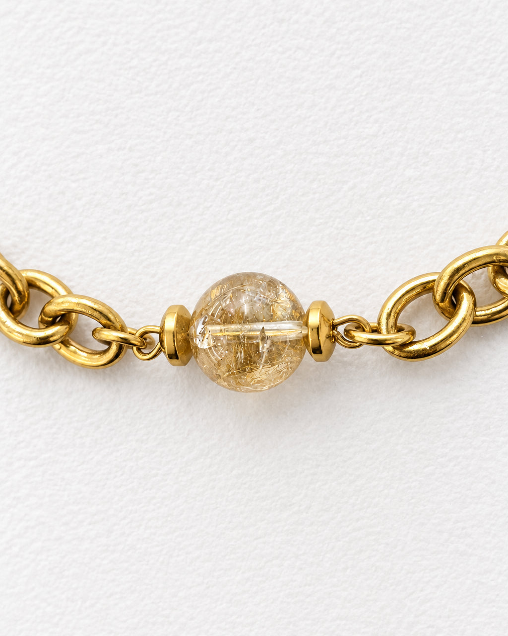 Citrine Choker Necklace | Gold