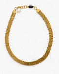 Weave Chain Necklace with Pearl | Gold