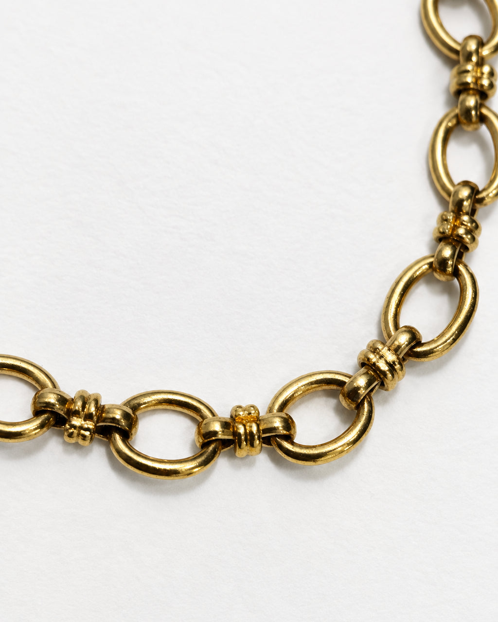 Plain O Chain Bracelet | Gold