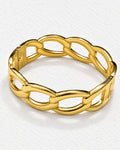 Figaro Chain Bangle | Gold