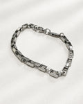 Plain Box Chain Bracelet | Silver