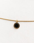 Numeral Enamel Necklace | Gold